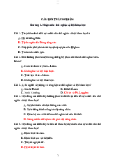 Trắc nghiệm môn chủ nghĩa xã hội khoa học - Chủ nghĩa xã hội khoa học | Trường Đại học Kiến trúc Hà Nội
