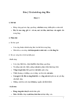 Tả cảnh dòng sông Hàn | Tập làm văn lớp 5