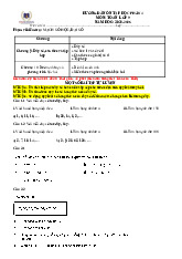Hướng dẫn ôn tập học phần 4 môn Toán lớp 9 năm học 2025-2026