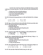 Bộ câu hỏi trắc nghiệm LSĐ. Trường Đại học Nguyễn Tất Thành