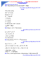 Bài toán đồng dư thức trong các đề thi học sinh giỏi Toán 6