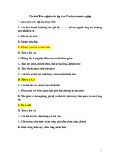 Câu hỏi ôn tập học phần Văn hóa doanh nghiệp (Có đáp án) |  Đại học Yersin Đà Lạt