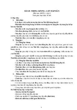 Giáo án Khoa học tự nhiên 6 sách Kết nối tri thức với cuộc sống Bài 43