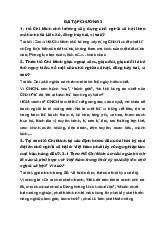 Bài tập chương 3 môn Tư tưởng Hồ Chí Minh–Trường Đại học bách khoa – đại học Đà Nẵng.  
