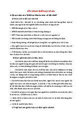 Đề cương Môn Triết học Mác- Lênin | Trường Đại học Khoa học, Đại học Thái Nguyên