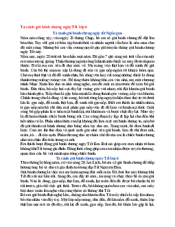 Văn mẫu lớp 6 Chân trời sáng tạo bài Tả cảnh gói bánh chưng ngày Tết