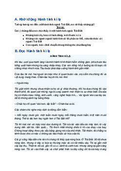Giải SGK Tiếng Việt 5 trang 41 Bài 8: Hành tinh kì lạ - Kết nối tri thức (Tập 1)