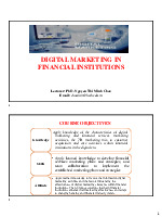 Tài liệu Digital Marketing in Financial institutions
