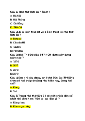 Trắc nghiệm chủ đề Triết học Mác-Lênin | Đại học Công nghiệp Thực phẩm Thành phố HCM