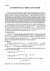 Lý thuyết Chương 4 - Xác suất thống kê | Trường Đại học Khoa học Tự nhiên, Đại học Quốc gia HCM