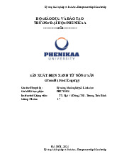 Sản xuất điện xanh từ nông sản GreenHarvest Engergy | Bài tiểu luận học phần Kỹ năng Khởi nghiệp và lãnh đạo | Trường Đại học Phenikaa