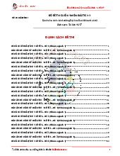 Bộ đề Thi Cuối Kỳ Giải Tích 1 (20191) và Đáp Án đầy đủ