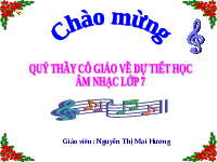 Giáo án điện tử Âm nhạc 7 Kết nối tri thức Chủ đề 1 Tiết 3: Thường thức âm nhạc: Nhạc sĩ Trịnh Công Sơn và bài hát Tuổi đời mênh mông