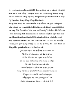 Phân tích "Prô - mê - tê bị xiềng" | Văn mẫu 11 Kết nối tri thức