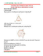 Chuyên đề một số hình phẳng trong thực tiễn ôn thi học sinh giỏi Toán 6