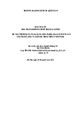 Lý Luận Mác-Lênin Về Sản Xuất Hàng Hoá Tại Việt Nam | Môn Kinh tế chính trị Mác-Lênin - Đại học Kinh Tế Quốc Dân