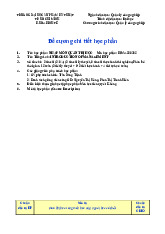 Đề cương chi tiết Môn Nhập môn quản trị học | Đại học Sư phạm Kỹ thuật Thành phố Hồ Chí Minh