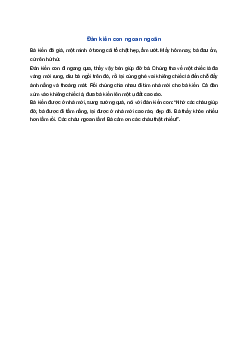 Kể chuyện Đàn kiến con ngoan ngoãn | Tiếng việt 1 Kết nối tri thức