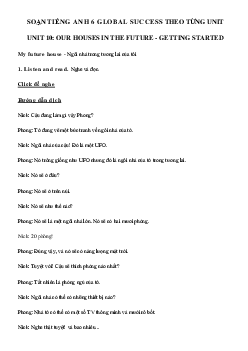 Tiếng Anh lớp 6 unit 10 Getting started