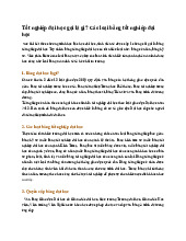 Tốt nghiệp đại học gọi là gì? Các loại bằng tốt nghiệp đại học