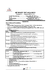 Đề thi môn THĐC / Trường Đại học Kinh tế - Tài chính Thành phố Hồ Chí Minh