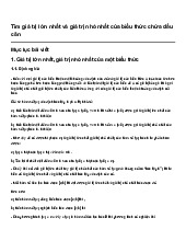 Tìm giá trị lớn nhất và giá trị nhỏ nhất của biểu thức chứa dấu căn | Toán 9