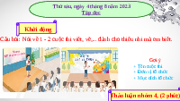 Giáo án điện tử Tiếng Việt 4 Tập Đọc Chân trời sáng tạo: Đóa hoa đồng thoại