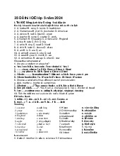 35 Đề thi IOE lớp 5 năm 2024