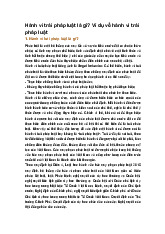 Hành vi trái pháp luật là gì? Ví dụ về hành vi trái pháp luật