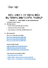 Điều khiển tự động hóa hệ thống điện công nghiệp | Môn Applied Machine Learning - Đại học Sư phạm Kỹ thuật Thành phố Hồ Chí Minh