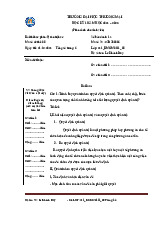 Bài Thi Học Phần: Quản Trị Học - Mã Đề 08 | Trường Đại học Thương Mại