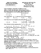 Đề giữa học kì 1 Toán 9 năm 2024 – 2025 trường THCS Tân Bình – Hải Dương