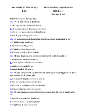 Đề thi thử tốt nghiệp THPT 2025 môn Địa lí bám sát đề minh họa - Đề 37
