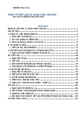 Tiếng Việt Thực Hành luyện tập - Dùng từ viết câu và soạn thảo văn bản