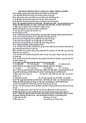 Bài ôn tập cuối kỳ - Giáo Dục Quốc Phòng-An Ninh | Đại học Công nghiệp Thực phẩm Thành phố HCM