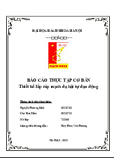 Thiết kế và Phân Tích Mạch Đa Hài Tự Dao Động | Thực tập cơ bản | Trường Đại học Bách khoa Hà Nội