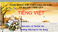 Giáo án điện tử Tiếng Việt 1 Tập 1 Bài 30 Kết nối tri thức: Ôn tập và kể chuyện