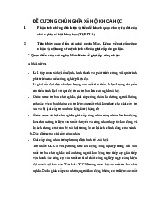 Đề cương chủ nghĩa xã hội khoa học | Đại học Kinh tế kỹ thuật công nghiệp