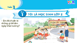 Giáo án điện tử Tiếng Việt 2 Tập 1 Bài 1 Kết nối tri thức: Tôi là học sinh lớp 2