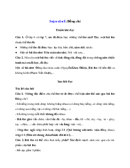 Soạn bài: Đồng chí Ngữ Văn 8 | Kết nối tri thức