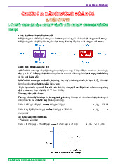 Chuyên đề Chương 5: Năng lượng hóa học môn Hoá học 10
