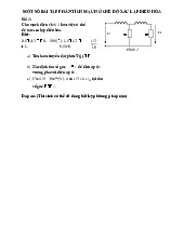 BÀI TẬP Lý Thuyết Mạch chương 2: Phân Tích Mạch Xác Lập Điều Hòa | Đại học Điện lực
