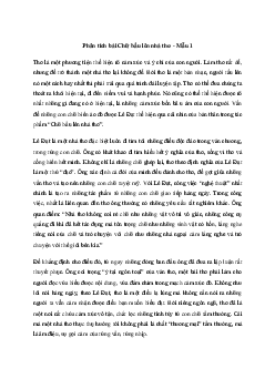 Phân tích tác phẩm Chữ bầu lên nhà thơ | Văn mẫu lớp 10 Kết Nối Tri Thức