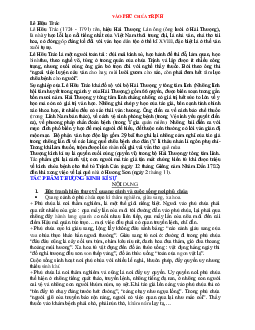 Hệ thống các tác phẩm văn học lớp 11