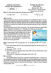 Đề giữa học kì 1 Toán 9 năm 2024 – 2025 trường THCS Thanh Quan – Hà Nội