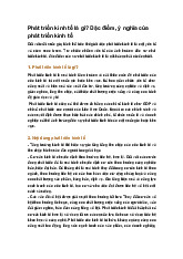 Phát triển kinh tế là gì? Đặc điểm, ý nghĩa của phát triển kinh tế