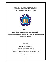 Phân tích cơ sở lý luận của quan điểm phát triển | Bài thảo luận triết học Mác Lênin