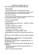 Tổng hợp và cân đối kế toán 6 môn Nguyên lý kế toán   | Học viện Nông nghiệp Việt Nam
