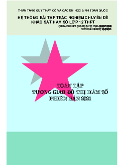 Toàn tập tương giao đồ thị hàm số Toán 12