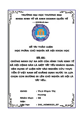 Chứng Minh Hình Thái Kinh Tế Xã Hội Cộng Sản | Bài thảo luận chủ nghĩa xã hội khoa học